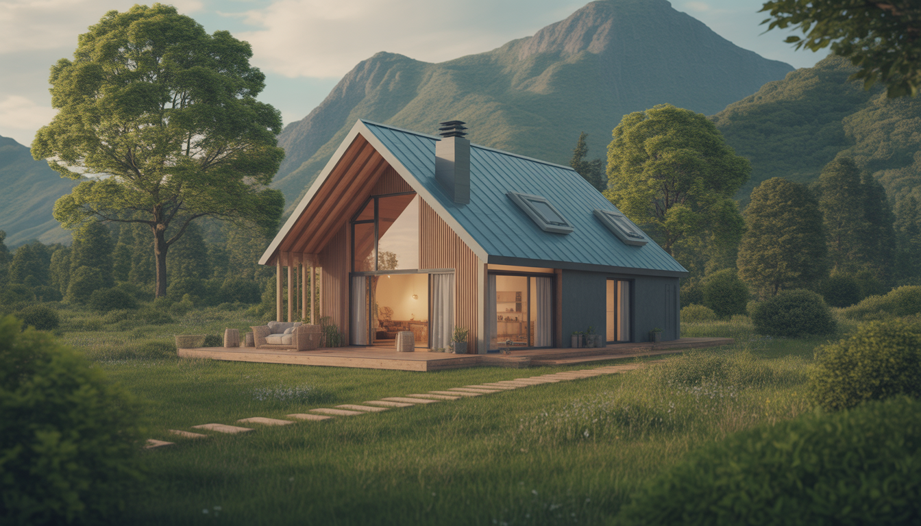 Maison à énergie positive pour un avenir durable